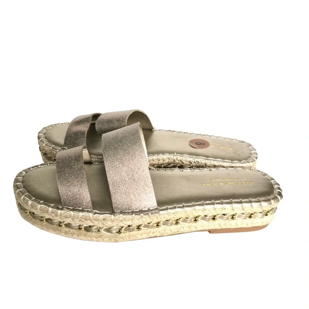 🆕 Marc New York Maggie Sandals Platform Espadrilles Slides